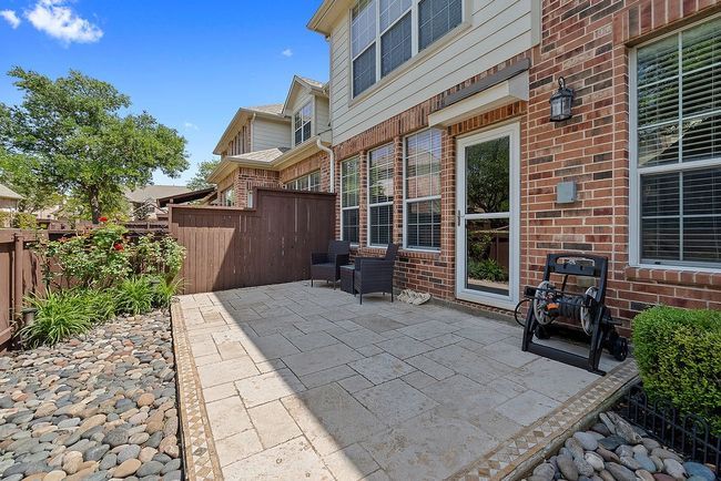 View of patio featuring fence | Image 35