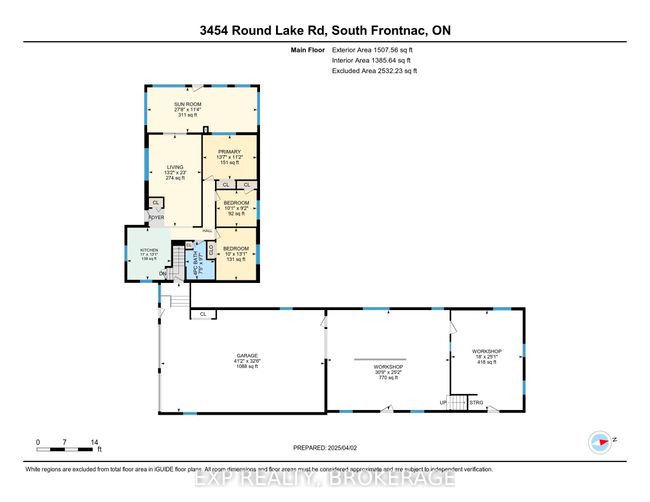 3454 Round Lake Road, House other with 3 bedrooms, 1 bathrooms and 8 parking in South Frontenac ON | Image 32