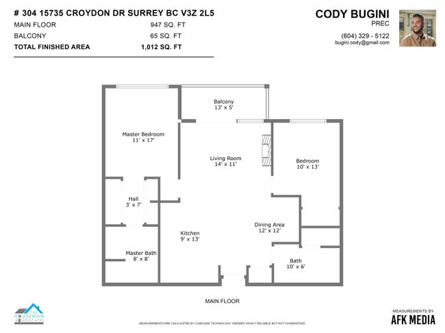 304 - 15735 Croydon Drive, Condo with 2 bedrooms, 2 bathrooms and 1 parking in Surrey BC | Image 30