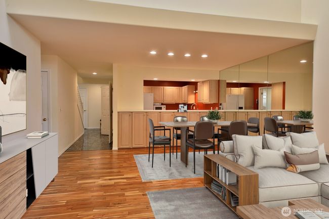 Living & Dining separate from kitchen. But open so it does not feel closed off. | Image 14