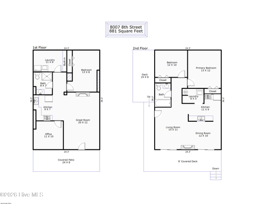 8007 8th St, Surf City, NC, 28445-8650 | Card Image