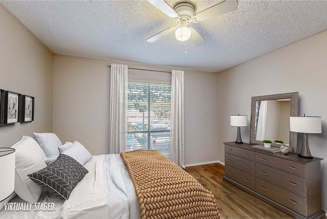 Virtually staged bedroom | Image 5