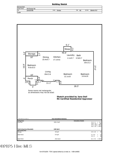 404 Decatur Rd, Jacksonville, NC, 28540-3757 | Card Image