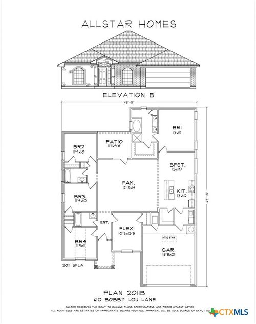 610 Bobby Lou Ln, Copperas Cove, TX, 76522-1574 | Card Image