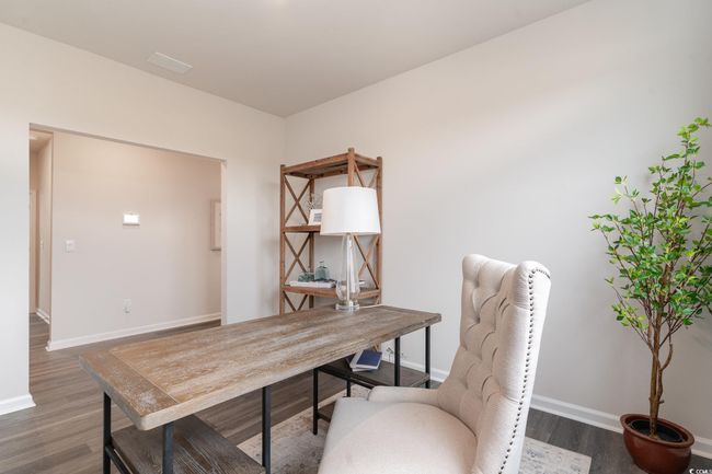 Office featuring wood finished floors and baseboards | Image 21