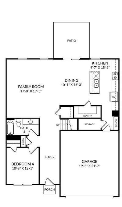 Hollins floorplan for mls main level | Image 2