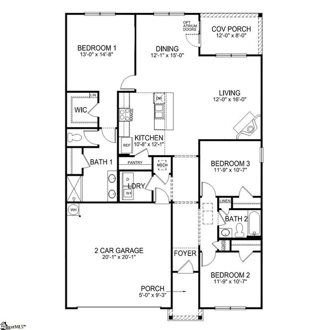 945 Pineland Dr, House other with 3 bedrooms, 2 bathrooms and 2 parking in Woodruff SC | Image 26