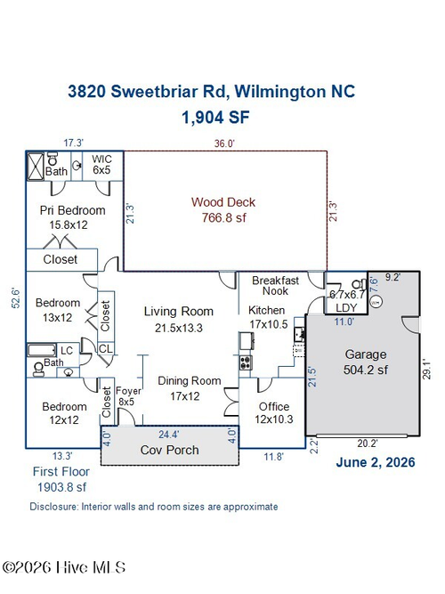 3820 Sweetbriar Rd, Wilmington, NC, 28403-7132 | Card Image