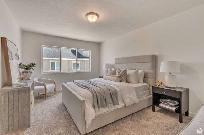 Bedroom with carpet floors | Image 7