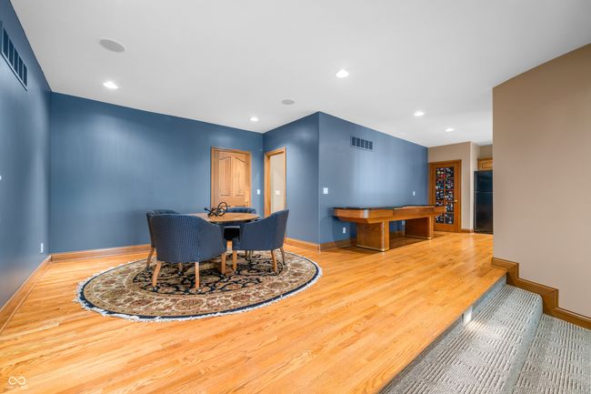 dining space with visible vents, recessed lighting, and baseboards | Image 78