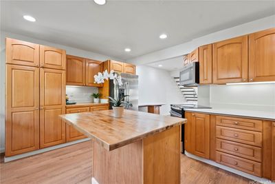 Pantry, bar and chopping block area. | Image 3