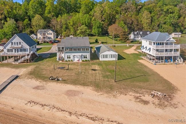 Drone / aerial view featuring very own private beach to enjoy 24/7, 365 days a year! | Image 37