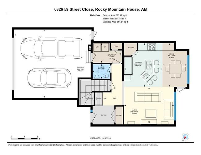 6826 - 59 Street Close, House other with 3 bedrooms, 4 bathrooms and 2 parking in Rocky Mountain House AB | Image 45