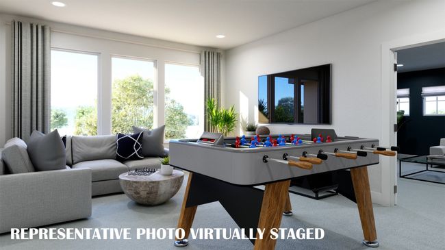 Take the party upstairs to this fantastic entertainment zone! REPRESENTATIVE PHOTO VIRTUALLY STAGED | Image 14