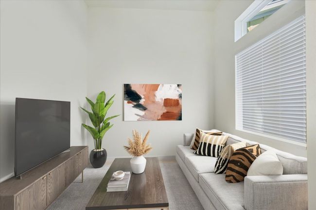 The upstairs loft can be an additional living space, office, or workout space! Virtually staged. | Image 6