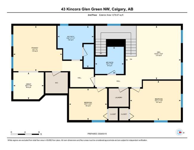 43 Kincora Glen Green Nw, Home with 3 bedrooms, 2 bathrooms and 4 parking in Calgary AB | Image 21