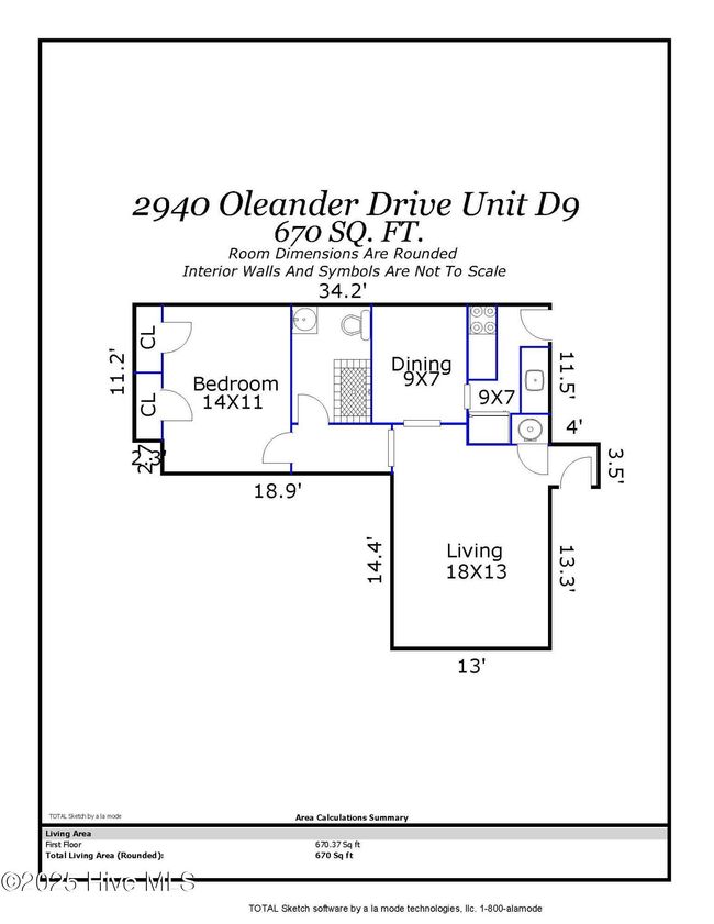 D-9 - 2940 Oleander Dr, Condo with 1 bedrooms, 1 bathrooms and null parking in Wilmington NC | Image 19