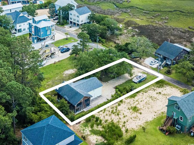 Aerial view of property's location featuring property parcel outlined | Image 24