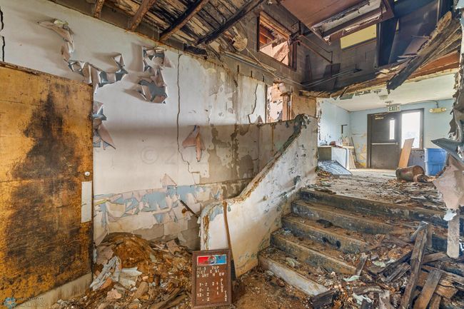 North gym stairway to locker room | Image 61