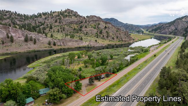 Aerial view of property's location featuring a water and mountain view and property boundaries highlighted | Image 35