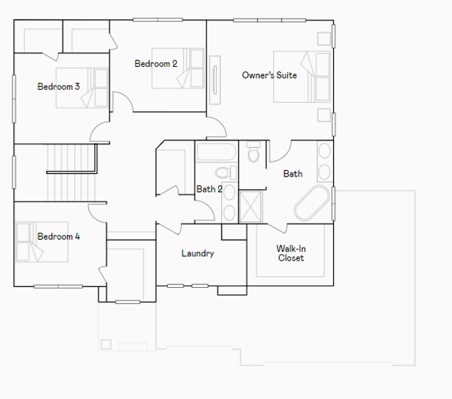 Sinclair upper level floorplan. | Image 17