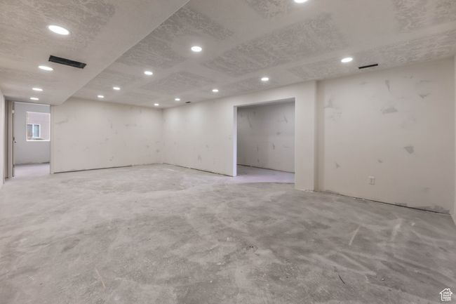 Below grade area with visible vents and recessed lighting | Image 32
