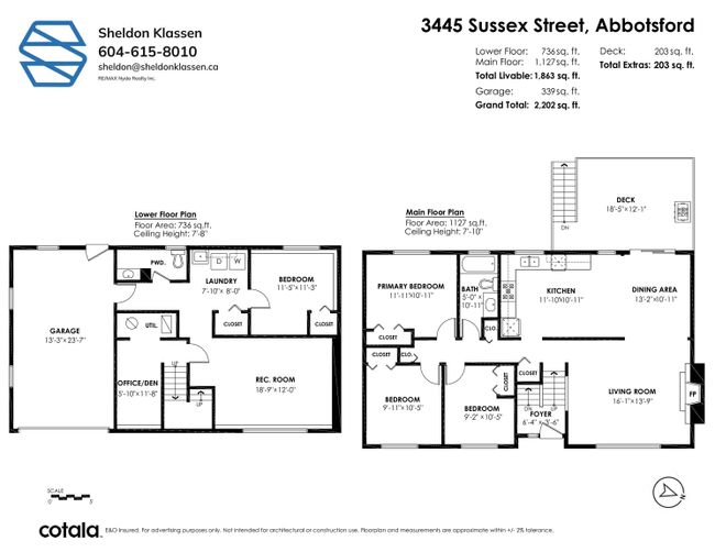 3445 Sussex Street, House other with 4 bedrooms, 1 bathrooms and 6 parking in Abbotsford BC | Image 35