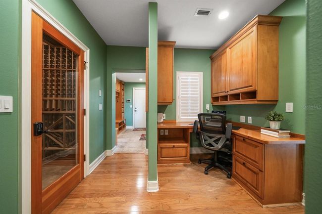 Entry to Wine Cellar and Built-In Office Area Off Kitchen | Image 31