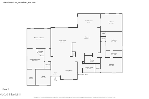 268 Olympic Ct, Martinez, GA, 30907-9425 | Card Image