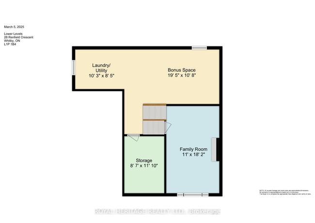 28 Renfield Cres, House other with 3 bedrooms, 3 bathrooms and 2 parking in Whitby ON | Image 33