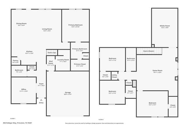 802 Feldspar Way, House other with 4 bedrooms, 3 bathrooms and null parking in Princeton TX | Image 35