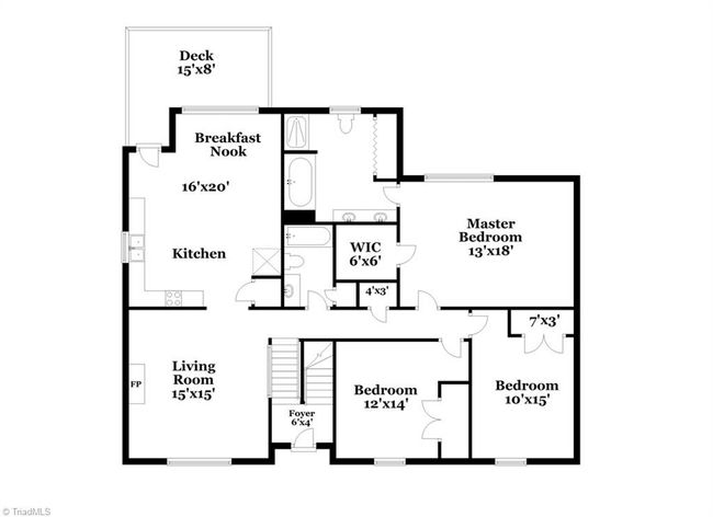2513 White Fence Way, House other with 3 bedrooms, 3 bathrooms and null parking in High Point NC | Image 16