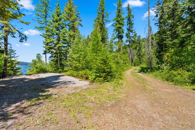 View of driveway with a wooded view and a water view | Image 37