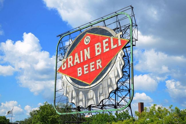 Historic Grain Belt Brewery Sign on Nicollet Island | Image 70