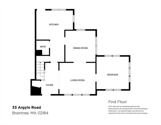 33 - 33 Argyle Rd, House other with 3 bedrooms, 2 bathrooms and 2 parking in Braintree MA | Image 26