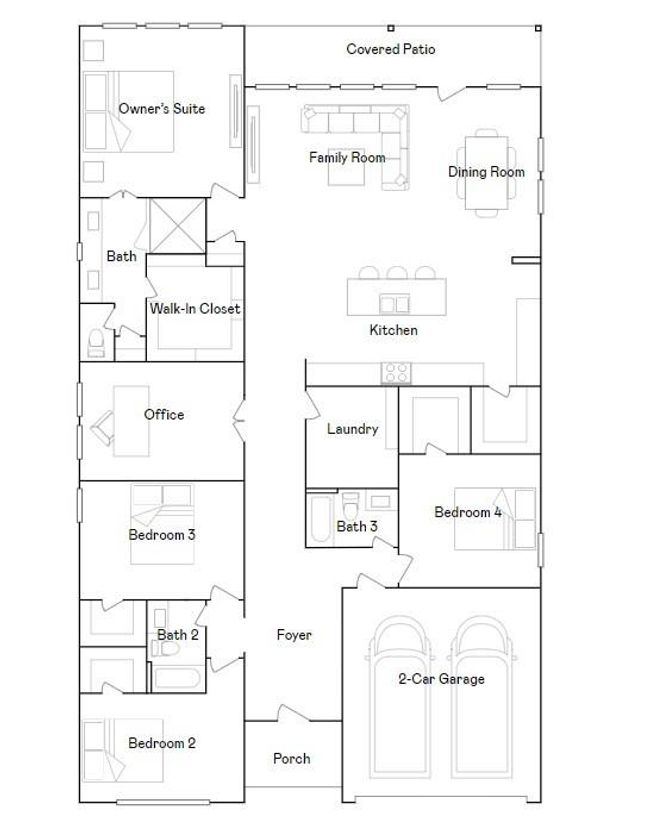 15032 Goujon Gates Drive, House other with 4 bedrooms, 3 bathrooms and 2 parking in Conroe TX | Image 5