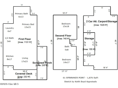 61 Spinnaker Point Rd, Oriental, NC, 28571-9599 | Card Image