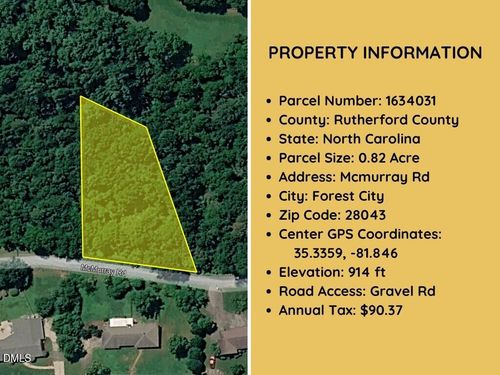 00 Mcmurray Rd, Forest City, NC, 28043 | Card Image