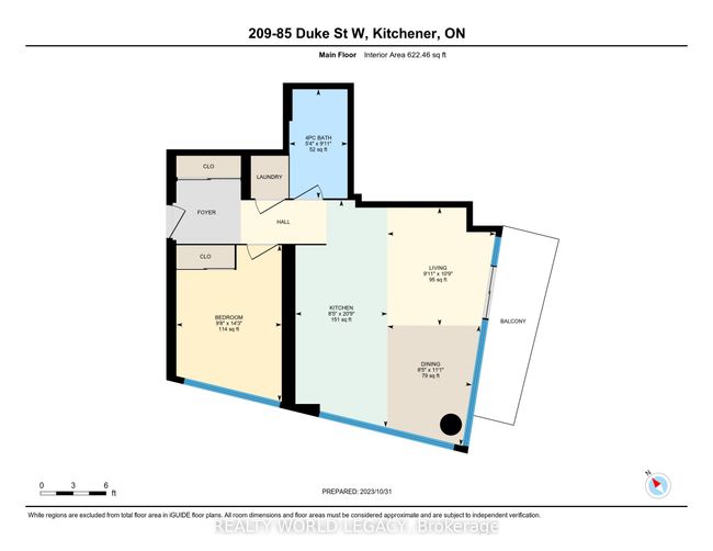 209 - 85 Duke St W, Condo with 1 bedrooms, 1 bathrooms and null parking in Kitchener ON | Image 23