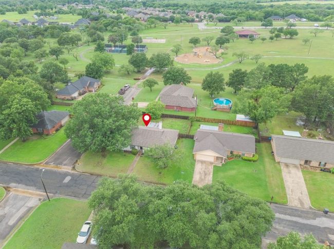 Aerial overview of property's location with nearby suburban area | Image 34