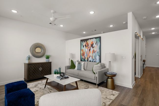 View of living room and entry hall | Image 4