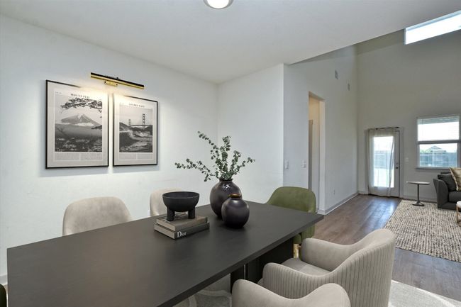 Office featuring wood finished floors and baseboards | Image 7