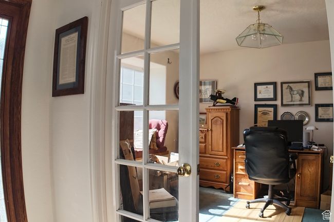 Office area with french doors | Image 38