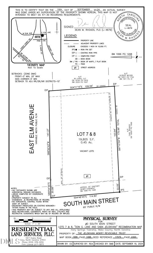 0 S Main, Holly Springs, NC, 27540 | Card Image