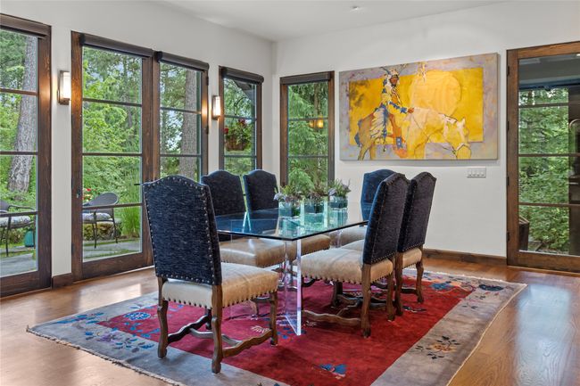 Dining area to patio. | Image 25