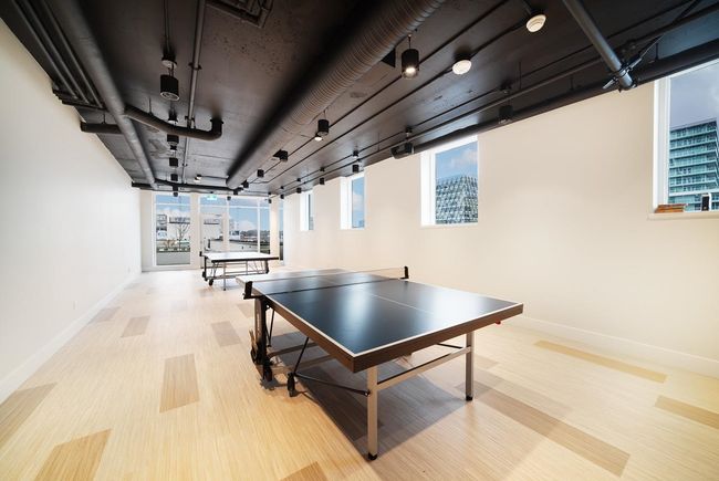 Recreation room with light wood finished floors and baseboards | Image 23