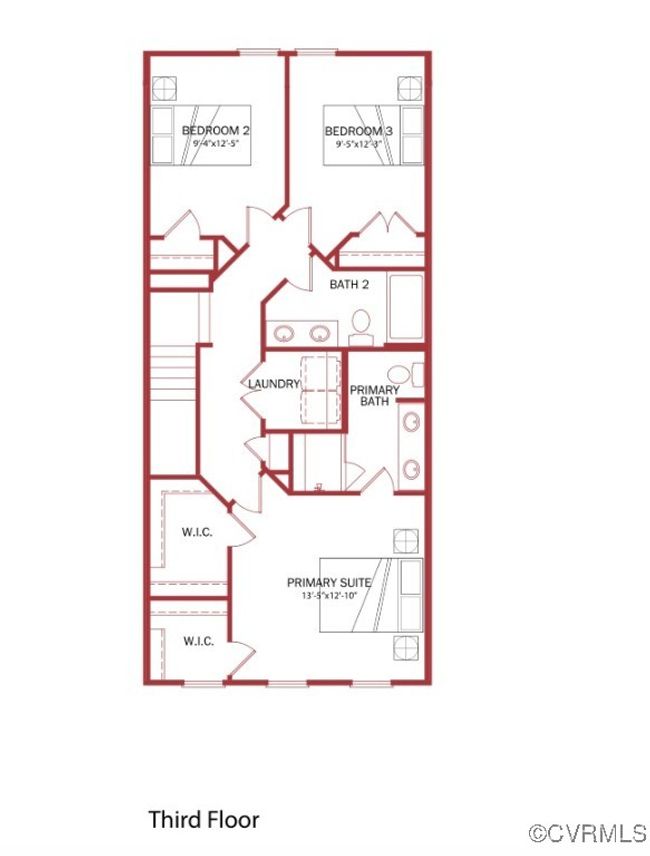 15319 Sunray Way, Townhouse with 4 bedrooms, 4 bathrooms and null parking in Chesterfield VA | Image 15