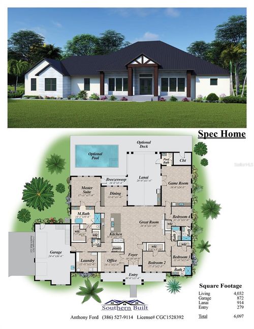 1092 Tallacoe Trl, New Smyrna Beach, FL, 32168-5261 | Card Image