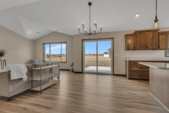 Dining room walks out to concrete patio | Image 6