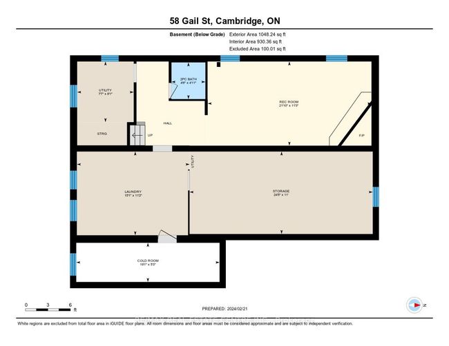 58 Gail St, House other with 3 bedrooms, 2 bathrooms and 3 parking in Cambridge ON | Image 39